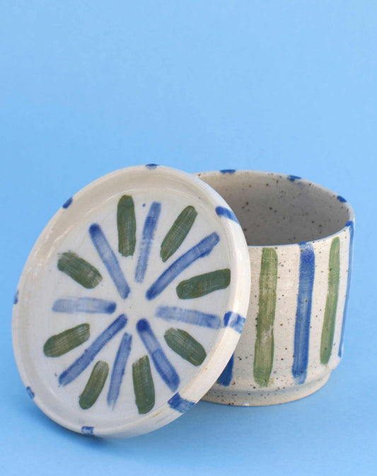 Keramikkruka med fat | Classic | Stengodslera