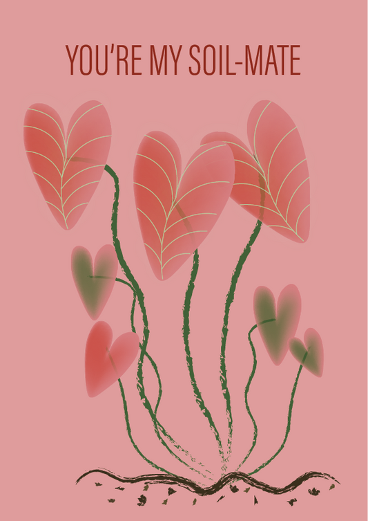 Valentinstagskarte | Du bist mein Bodenkumpel