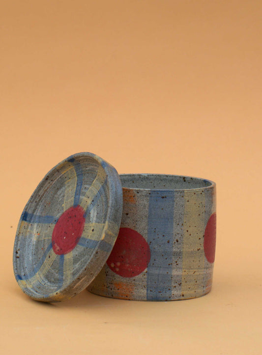 Keramikkruka med fat | Synvinkeln  | Stengodslera