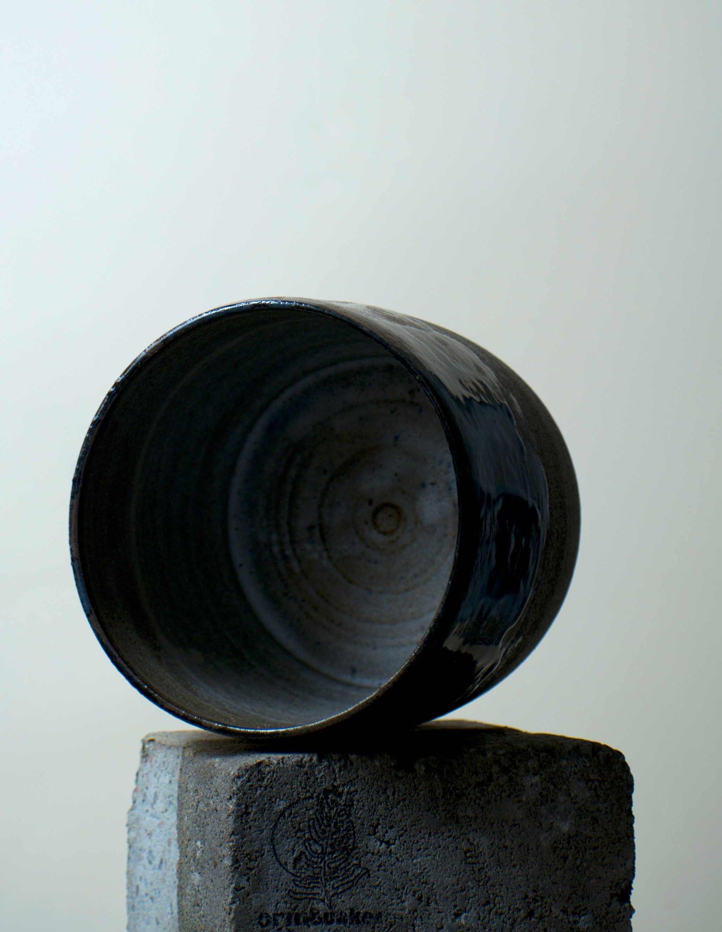 Keramiktopf 'Ozeanblau' | 12 cm | Steinzeugton