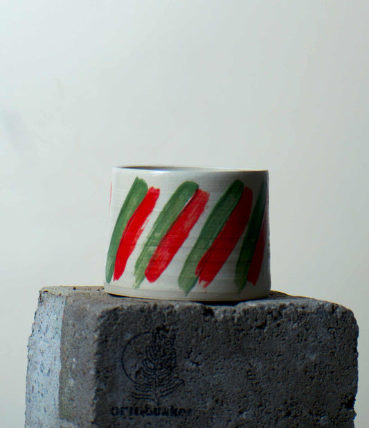 Keramikkruka 'godis' | 7 cm | Stengodslera