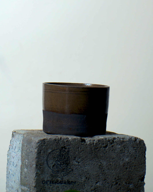 Ceramic pot 'espresso' | 6 cm | Stoneware clay