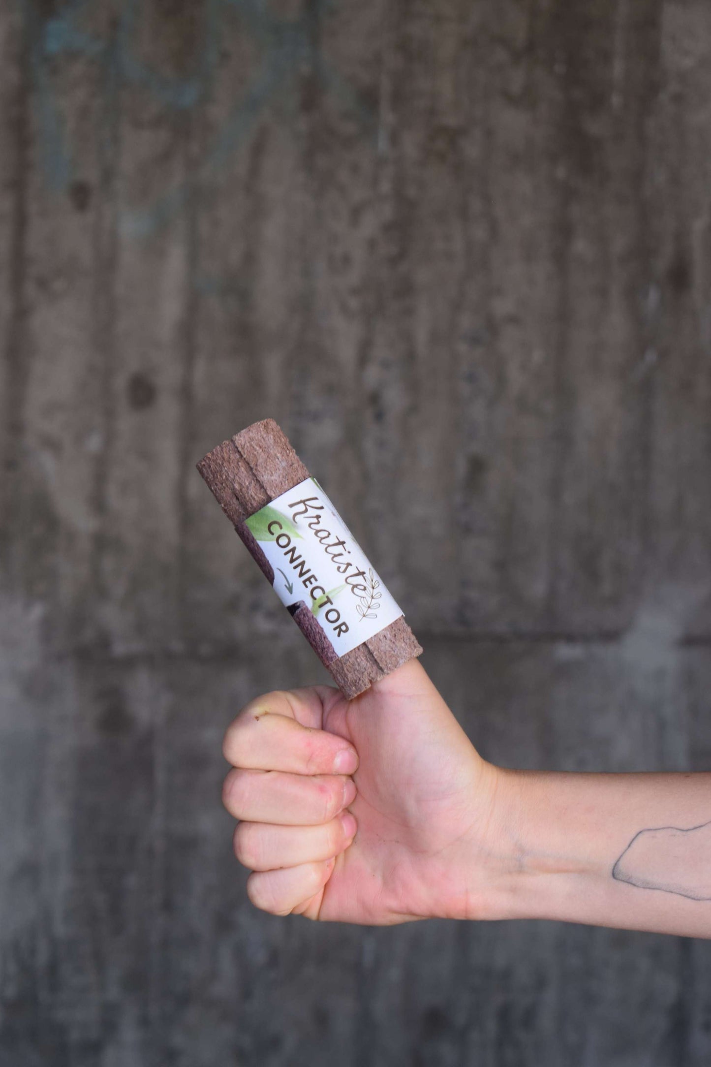 Växtstöd gjort i komposterbart material - kratiste