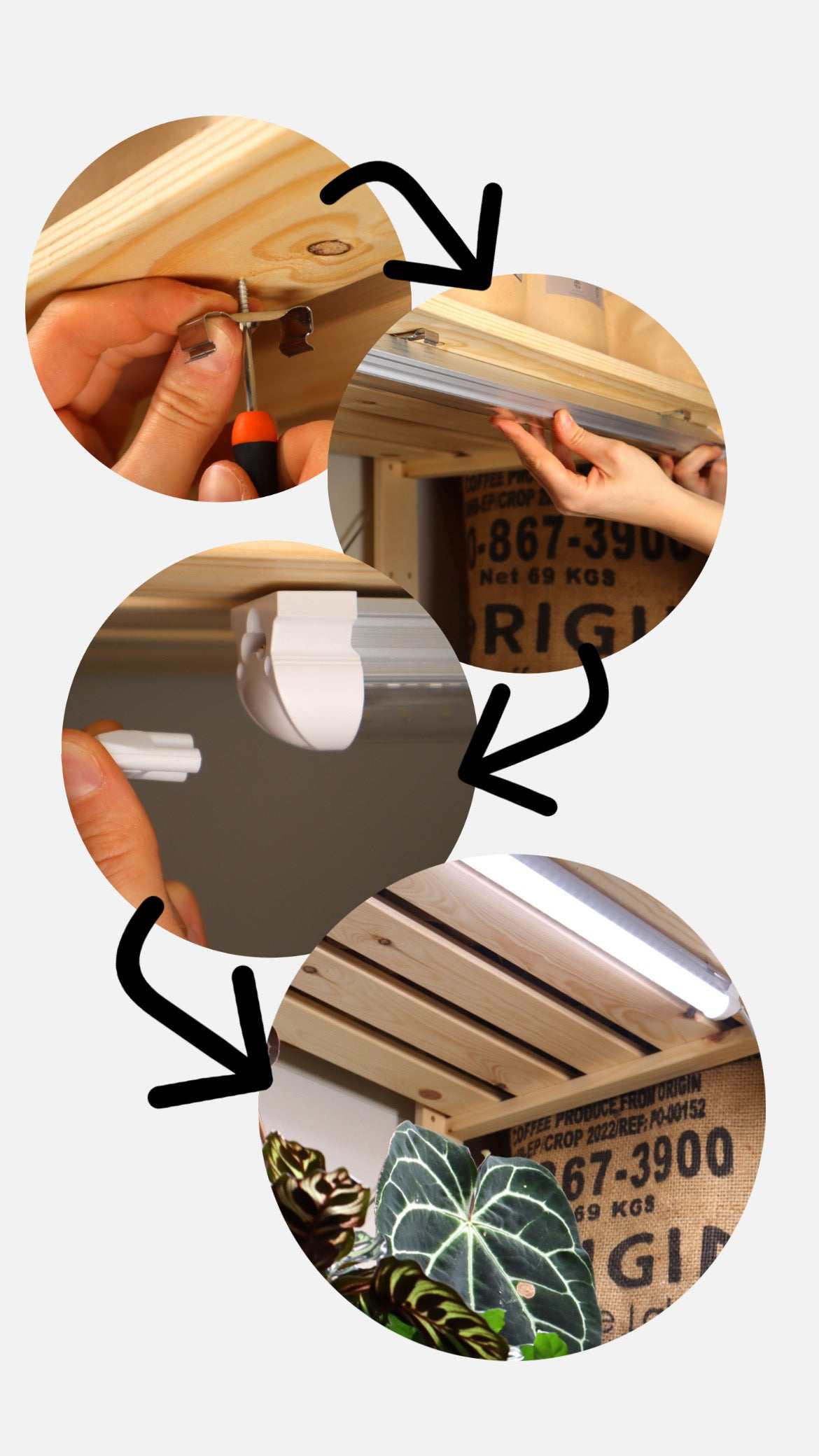 LED Växtbelysning 60cm | 18 W