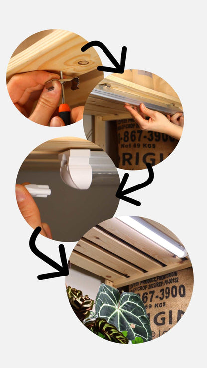 LED Växtbelysning 60cm | 18 W