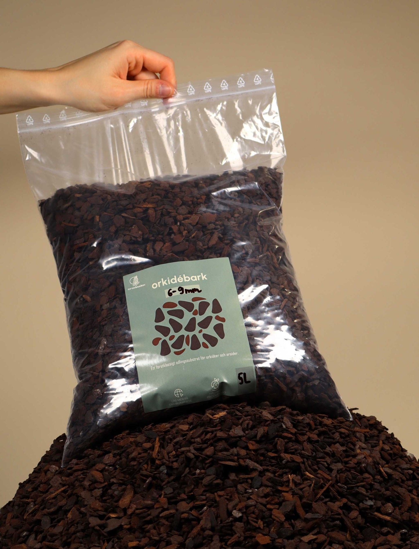 Orchideenrinde orchiata (6-9mm)