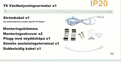 LED Växtbelysning 60cm | 18 W