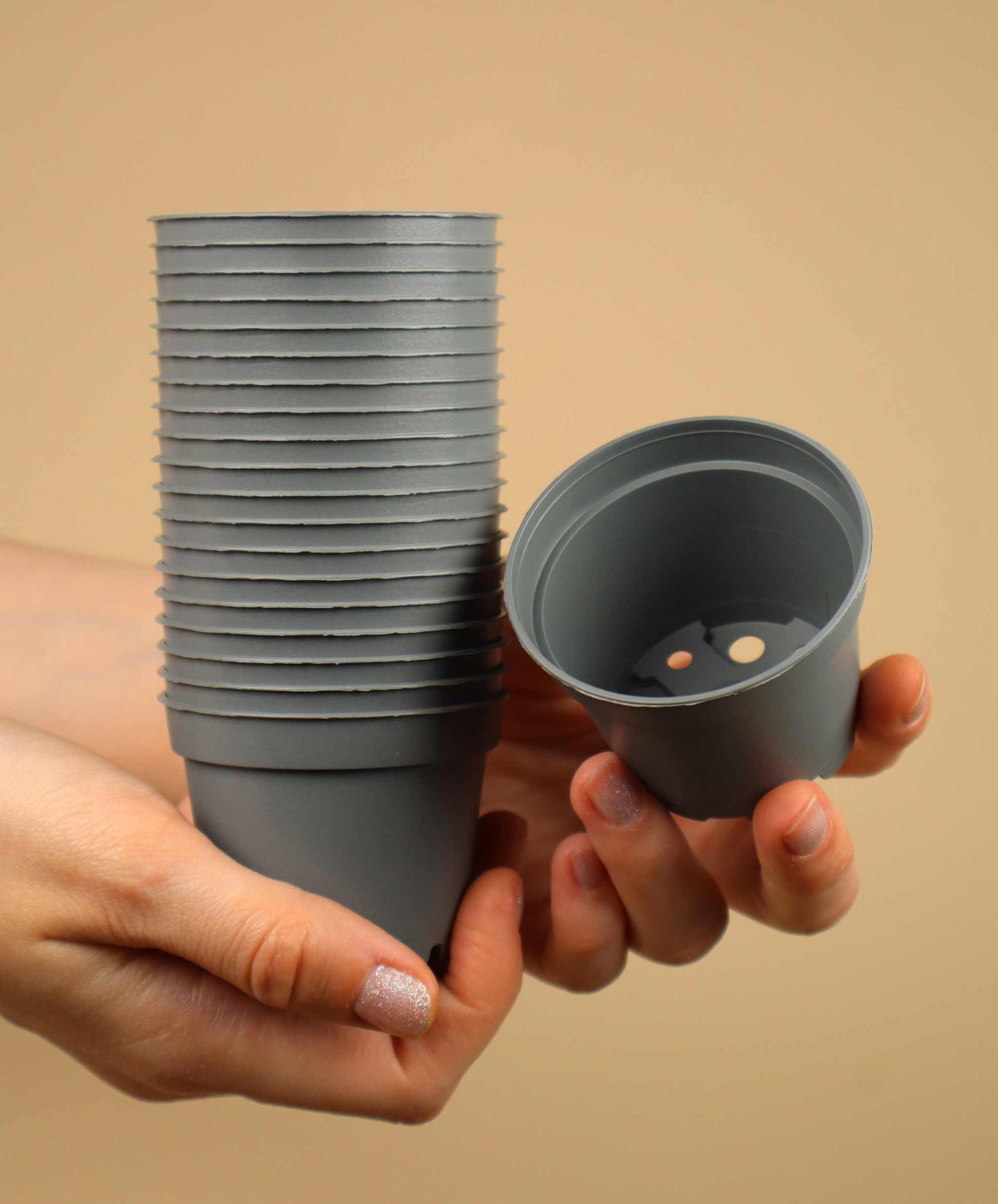 6 cm Plasttopf