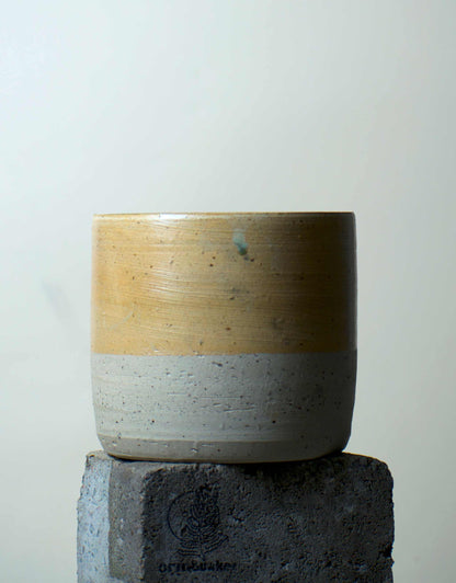 Keramiktopf 'Modern Beige' | 12,5 cm | Steinzeugton
