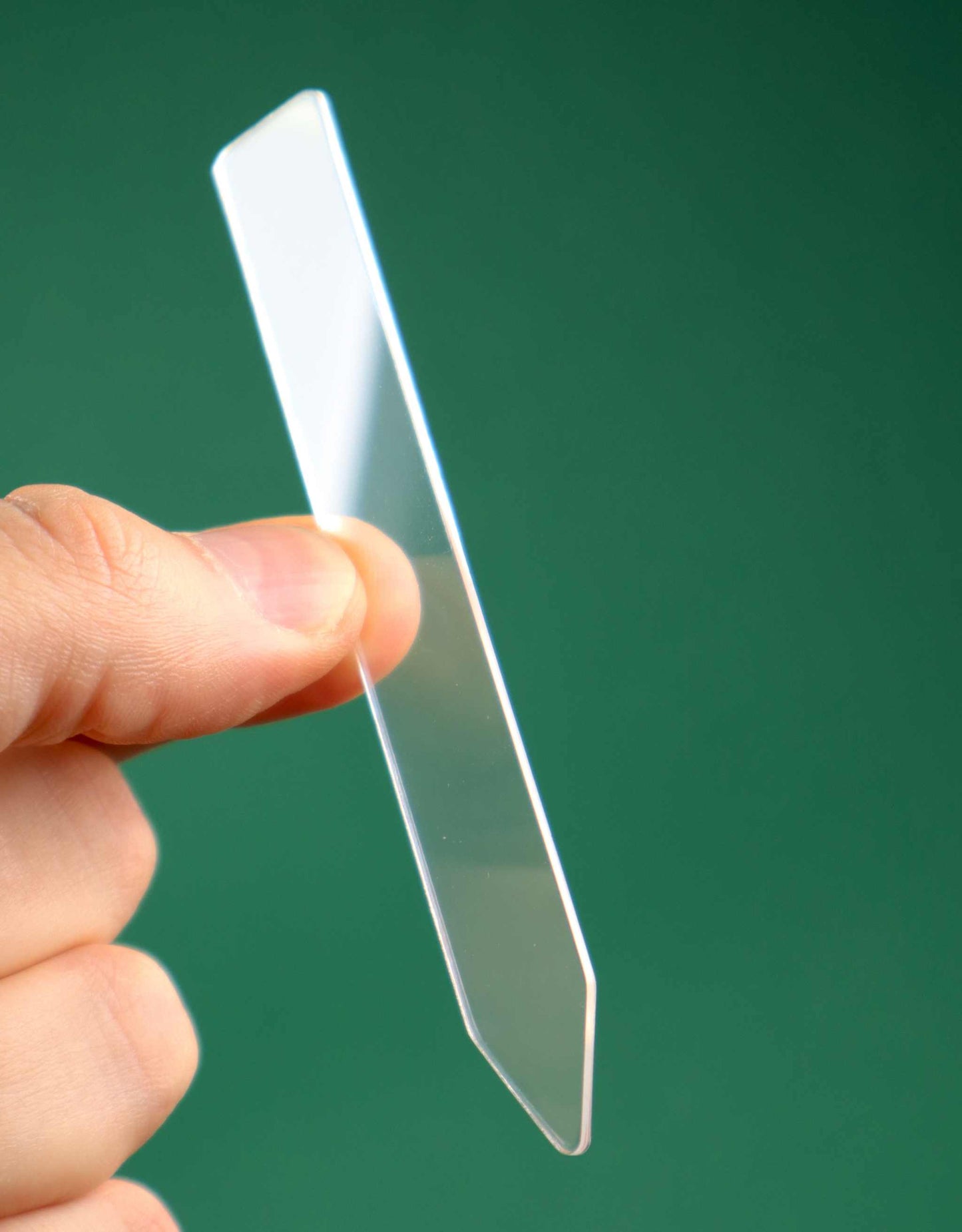 Växtetiketter i genomskinlig plast